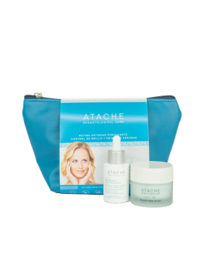 Rutina Antiedad Purificante: Oily Sk Postbiotic Salicylic Acid, 30 ml. + Oily SK Mascarilla Purificante , 50 ml . - Atache