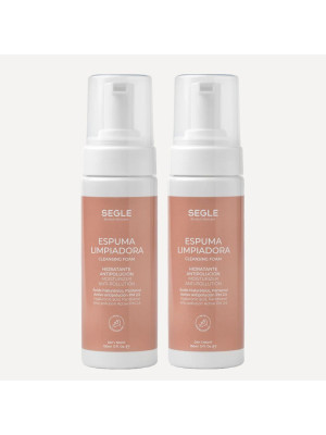 Set Doble Espuma: Espuma Limpiadora, 150 ml. + 150 ml. - Segle Clinical