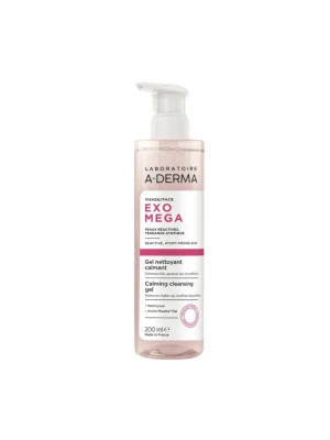 Exomega Gel Limpiador Calmante, 200 ml. - A-derma