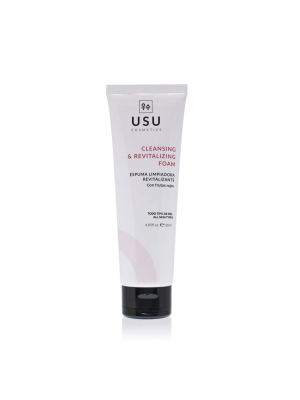 Espuma Limpiadora Revitalizante Frutos Rojos, 120 ml. - Usu Cosmetics 