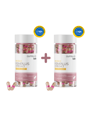Duplo Femplus Omega 3, 60 + 60 capsulas - Cumlaude Lab