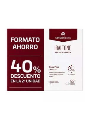 Formato Ahorro Iraltone AGA Plus Cápsulas, 60 ud. + 60 ud. - Cantabria Labs