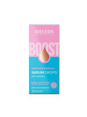 Boost Hyaluronic Moisture Serum Drops, 30 ml. - Weleda