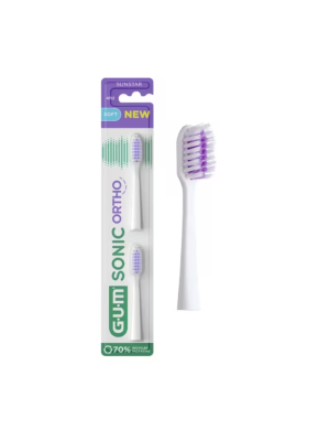 GUM Sonic Ortho Recambios, 2 un. - Sunstar
