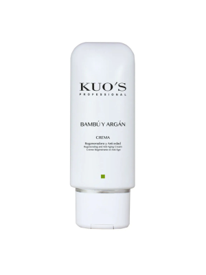 Crema Facial Bambú y Argán, 200 ml. - Kuo's