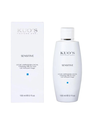 Leche Limpiadora Facial Sensitive, 150 ml. - Kuo's