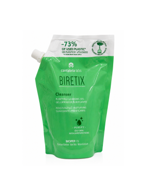 Biretix Cleanser Refill Gel Limpiador Purificante, 400 ml. - Cantabria Labs