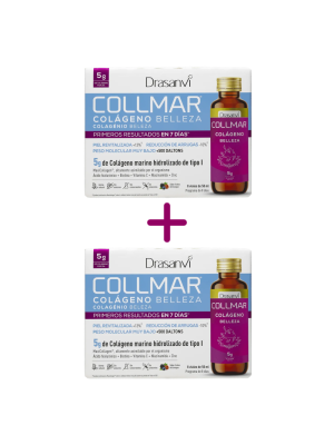 Collmar Colágeno Bebible Belleza Frutos del Bosque, 8 + 8 viales de 50 ml. - 50% en la 2a un. - Drasanvi