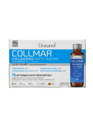 Collmar Colageno Bebible Antiaging Sublimlift Sabor Melocoton, 10 viales de 50 ml. - Drasanvi