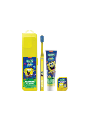 G.U.M. Kit De Viaje Dental Infantil Bob Esponja - Sunstar