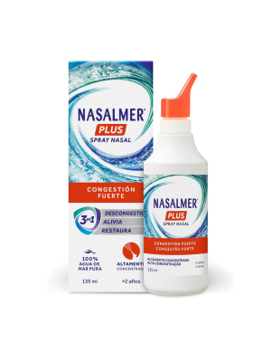 Nasalmer Plus Spray Nasal Altamente Consentrada, 135 ml. - Perrigo