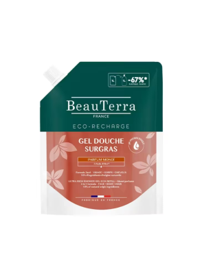 Eco-recarga Gel de Ducha Monoï , 1 L - BeauTerra