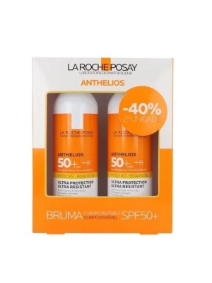Duplo Anthelios Bruma Invisible Ultra Ligera SPF50+, 200 ml. + 200 ml.  - La Roche Posay