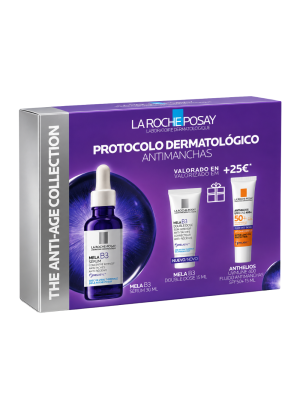 Protocolo Antimanchas: Mela B3 Serun, 30ml + Mela B3 Double Dose, 15ml + Anthelios Uvmune 400 Fluido Antimanchas SPF50+, 15ml. - La Roche Posay 