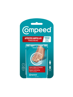 Compeed Apósitos Ampollas Dedos del pie, 8 apositos - Perrigo