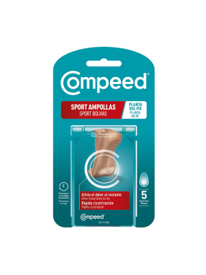Compeed Apósitos Sport Ampollas Planta del pie, 5 apositos - Perrigo