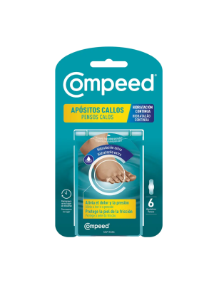 Compeed Apósitos Callos Hidratación, 6 apositos - Perrigo