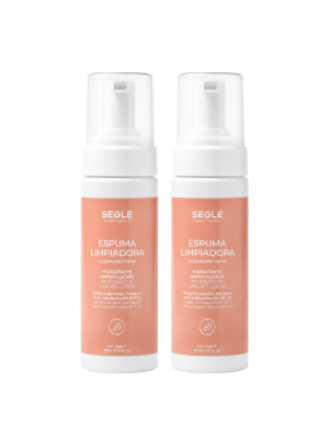 Set Doble Espuma: Espuma Limpiadora, 150 ml. + 150 ml. - Segle Clinical