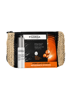 Pack Filorga Neceser Hydra AOX Serum 30ml + Hyalu Filler Flash Mask de Regalo. -Filorga