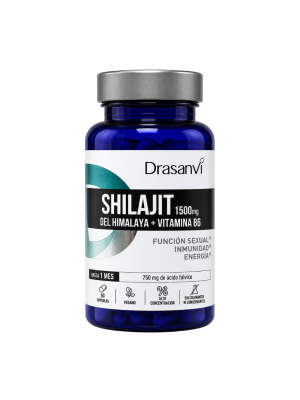 Shilajit, 60 Cápsulas - Drasanvi