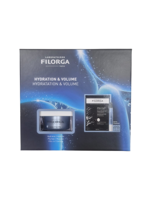 Pack Hydration y Volumen:Hyalu-Filler Crema, 50 ml. + Hyalu-Filler Lips, 4 g. + Hyalu-Filler Flash Mask, 20 ml. - Filorga