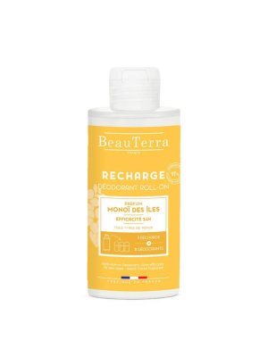 Recarga para Desodorante Roll-on  Aroma Monoi de las Islas,150 ml. - Beauterra