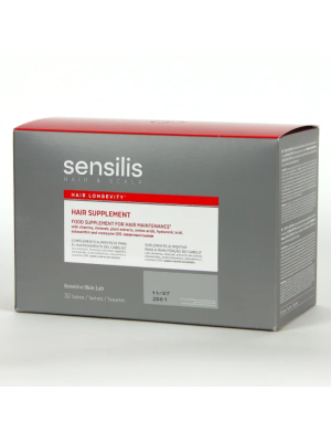Hair & Sculp Complemento Alimenticio para el Mantenimiento del Cabello, 30 sobres. - Sensilis