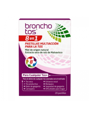 Bronchotos Pastillas Multiaccion para la Tos, 20 pastillas - Perrigo