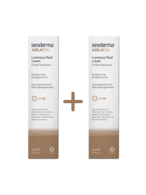 PACK DUPLO Azelac Ru Fluido Luminoso, 50 ml + 50 ml. - Sesderma