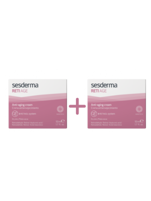 PACK DUPLO Retiage Crema Antienvejecimiento, 50 ml + 50 ml. - Sesderma