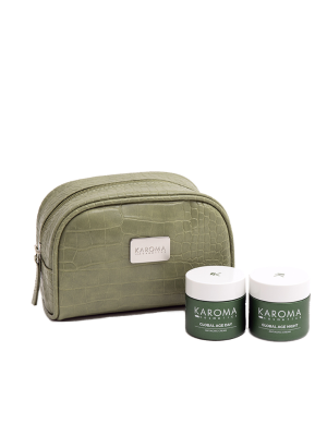 Pack Global Age, Global Day, 50 ml + Global Night, 50 ml + Neceser + Prevent Age Sérum, 15 ml + Perfect Eyes, 1.5 ml. - Karoma