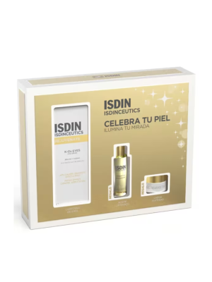 Pack ilumina tu Mirada de Isdinceutics: K-OX Eyes, 15 ml. + Essential Cleansing, 27 ml. + A.G.E. Reverse Day, 7.21 gr. - Isdin 