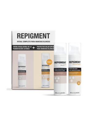Pack Repigment 12 Plus, 75 ml. + Repigment Sunscreen SPF 30+ de Regalo!. - Bella Aurora