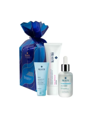 Pack Ritual Hidratante y Reafirmante: Agua Intense 72 h, 40 ml. + Agua Limpiador Facial, 15 ml. + Hydrotenseur Serum, 15 ml. - Rilastil 