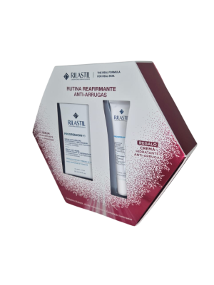 Pack Rutina Reafirmante: Progression (+) Serum, 30 ml. + Crema Rica Antiarrugas, 40 ml. - Rilastil