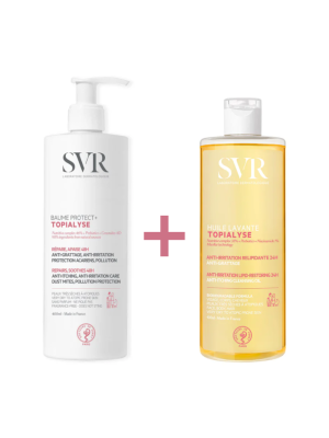 Pack Topialyse Baume Protect+, 400 ml. + Topialyse Huile Lavante, 400 ml. - SVR