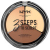 Nyx 3 Steps To Sculpt Face Sculpting Palette Light 3X5G