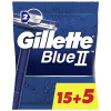 Blue Ii Cuchilla Afeitar Desechables 20 U