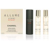 Allure Homme Sport Eau De Toilette Vaporizador De Viaje Y 2 Recargas 3 X 20 Ml