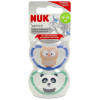 Nuk Chupete Space Cebra Silicona 18-36 Meses 2U