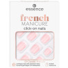 French Manicure Click-On Nails Artificiales 01-Classic French 12 U