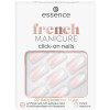 French Manicure Click-On Nails Artificiales 02-Babyboomer Style 12 U
