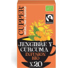 Infusion de Jengibre y Curcuma Bio 20uds - Cupper