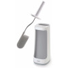 Flex Plus Toilet Brush With Storage Caddy Grey/White 1 U