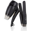 Ghd Set De Viaje, Plancha De Pelo Inalámbrica Unplugged Y Secador Flight