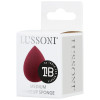 Lussoni Raindrop Makeup Sponge Medium Burgundy 1Ud