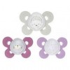 Chicco Physio Comfort Chupete De Silicona De 16-36 Meses Tonos Rosas, 2 Unidades