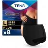 Absorbente Incontinencia Orina Dia Anatomico - Tena Silhouette Braga Cintura Alta Negro (8 Unidades Talla G)