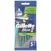 Gillette Blue Ii Plus Slalom Cuchilla Afeitar Desechable 5Uds