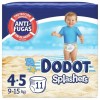Dodot Splashers Bañador Desechable Talla 4-5 + 9-15 Kg 11 U